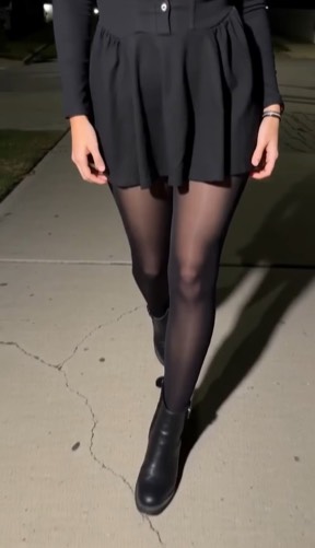 Demo still at 1 second: walking toward the camera
